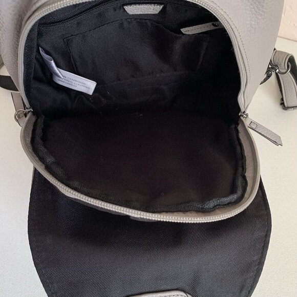 Tutilo‎ Medium Backpack Gray Taupe Multiple Pockets Pebbled Finish Zip Strap main image 9